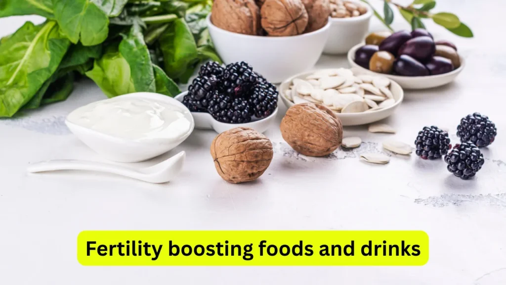 Fertility boosting foods and drinks